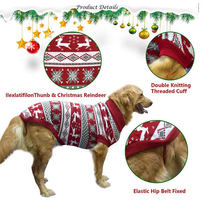 Ugly Reindeer Christmas Turtleneck for Dogs