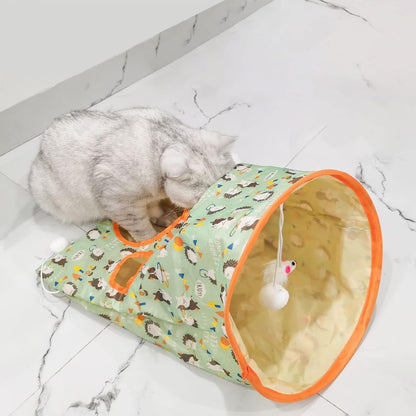 Crinkle Cat Tunnel with Play Balls