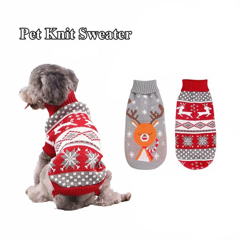 Ugly Reindeer Christmas Turtleneck for Dogs