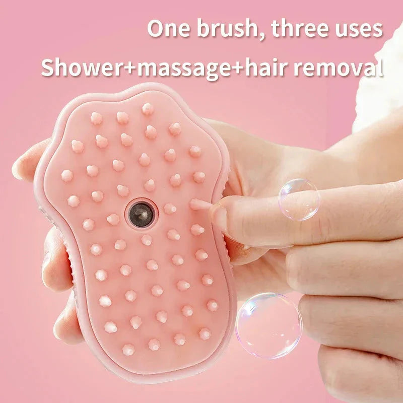Furrow Friend 3-in-1 cat steam grooming brush three-in-one pink brush