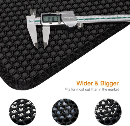 Furrow Friend honeycomb cat litter trapping mat thick wide mat