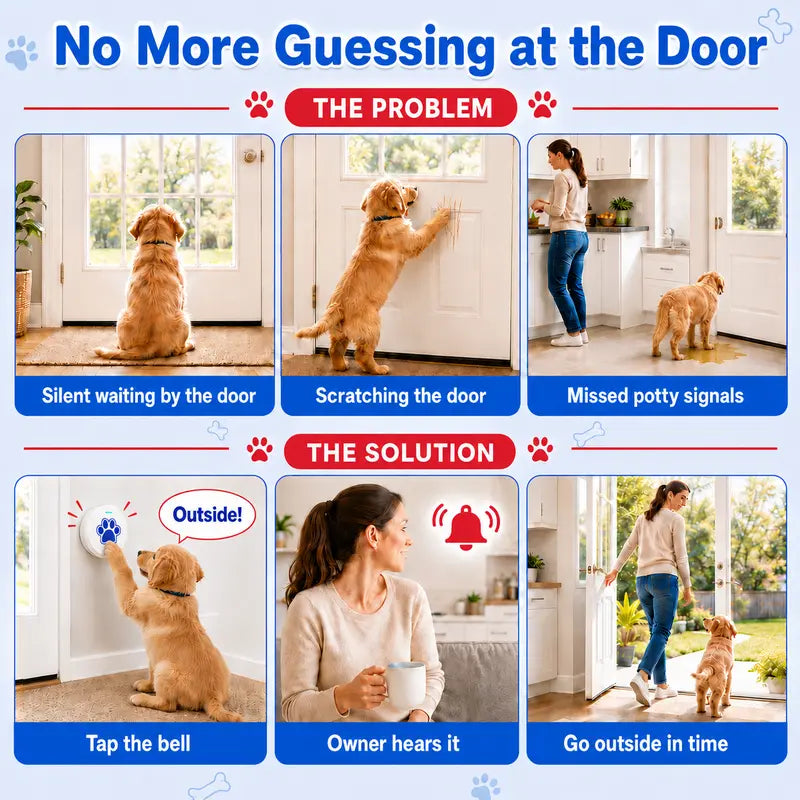 Dog Potty Training Doorbell Kit