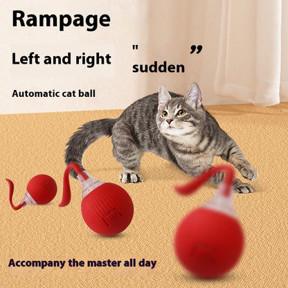 Smart Rolling Cat Ball with Tail