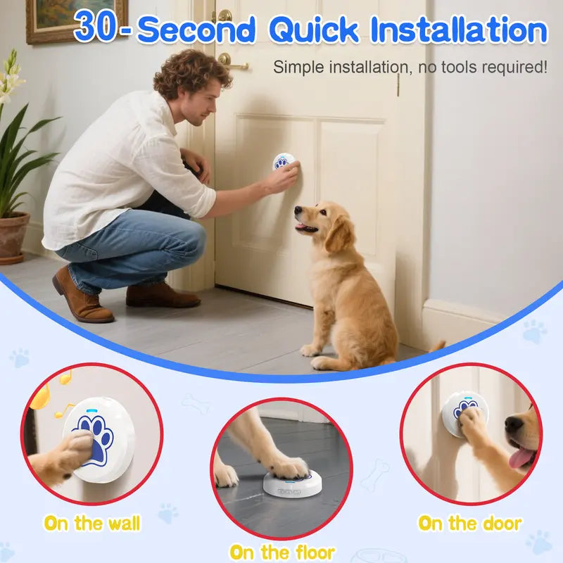 Dog Potty Training Doorbell Kit