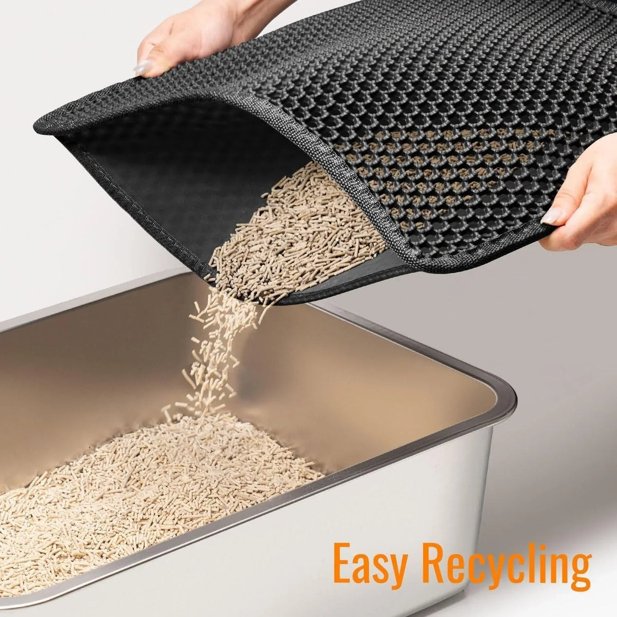 Furrow Friend honeycomb cat litter trapping mat easy recycling of litter